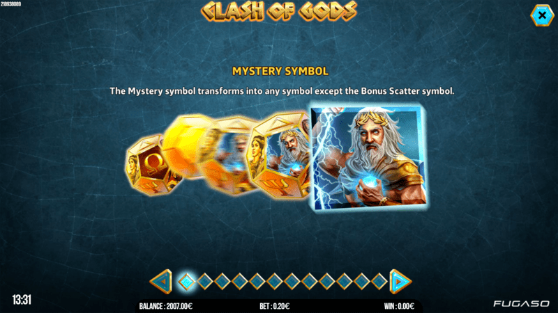 Clash of Gods Mystery Symbol
